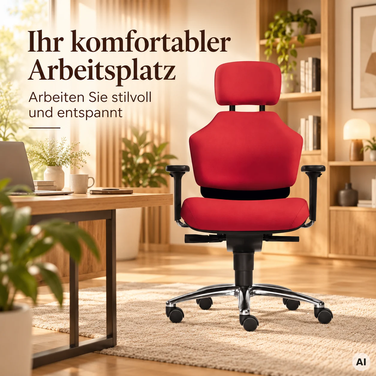 Earth M - Feng Shui Bürostuhl mit optimaler Beweglichkeit