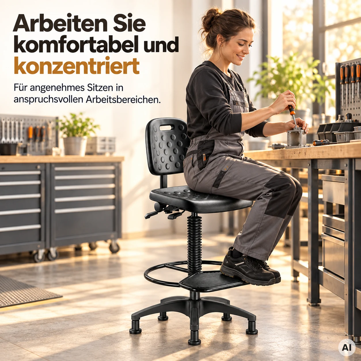 Factory 2 - PU-Arbeitsdrehstuhl